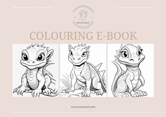 Dinosaur Colouring E-Book
