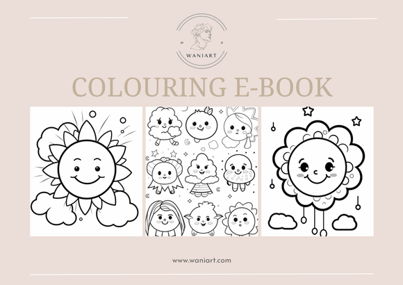 Cute Weather Colouring E-Book