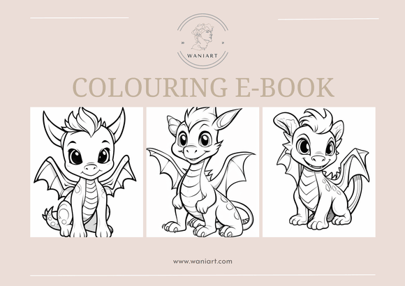 Dragon Fun Colouring E-Book