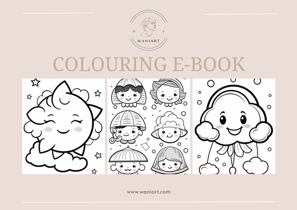 Cute Weather Colouring E-Book 2
