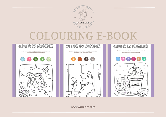Colour By Number E-Book
