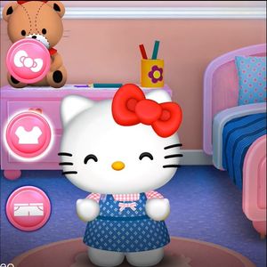 Animated video suitable for  kids  starring hello kitty