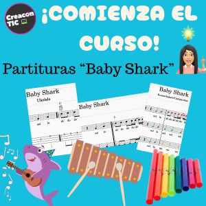 Partituras Baby Shark (inicio curso sept 25)