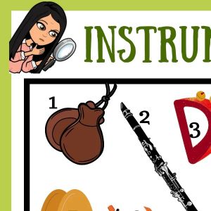 Fichas repaso instrumentos musicales
