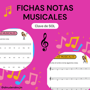 Fichas notas musicales