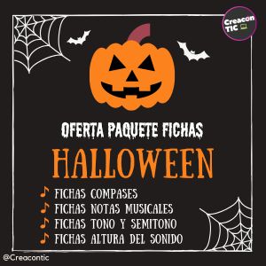 Oferta Paquete Fichas Halloween