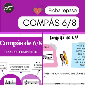 Ficha repaso compás 6/8
