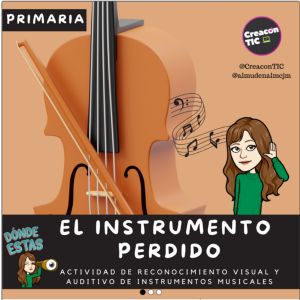 "El Instrumento Perdido" Actividad auditiva y de reconocimiento visual (versión Primaria)