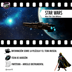 🎬 🎶 CINE SONORO: Star Wars. Partitura y actividad auditiva