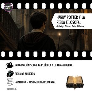 🎬 🎶 CINE SONORO: Harry Potter. Partitura y actividad auditiva