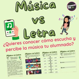 "Música VS Letra" Propuesta para reflexionar sobre las canciones