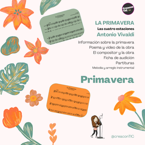 "La primavera" de Vivaldi. Partituras y actividades sobre la primavera