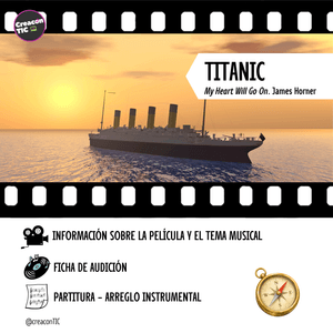 🎬 🎶 CINE SONORO: Titanic. Partitura y actividad auditiva