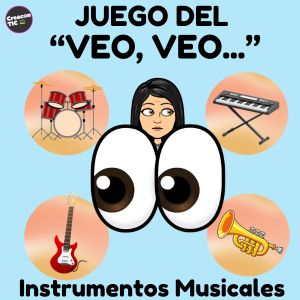 "Juego del Veo Veo" sobre Instrumentos musicales 