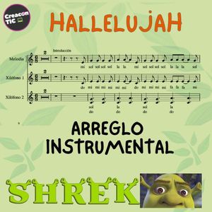 "Hallelujah" Arreglo instrumental para el aula (contiene base instrumental)
