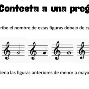 Repaso Musical ¡Responde una y pasa el folio!
