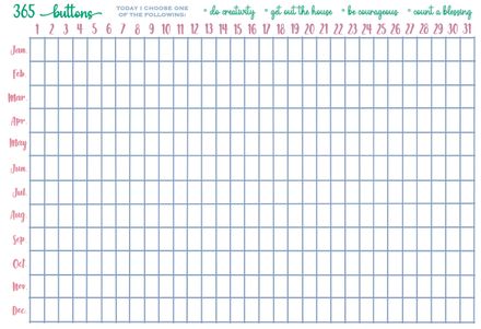 365 Buttons Chart