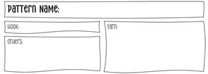Crochet Pattern Template