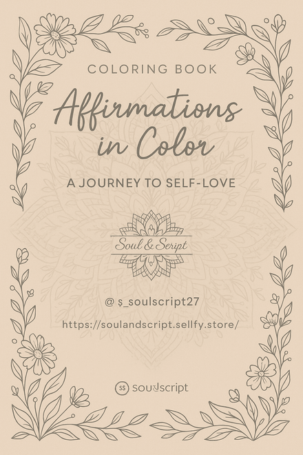 Affirmations in Color - A journey to self love