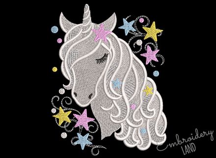 Stars Unicorn 3 sizes AN064