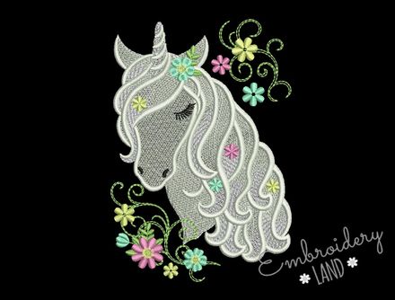 Flowers Unicorn AN062