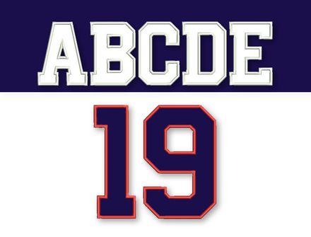 BX font included! Sport Hockey Uniform Applique Alphabet Machine Embroidery Font AL022