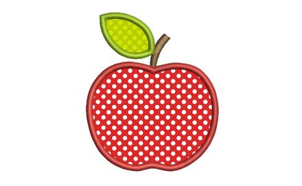 Apple Back to School Applique BS002