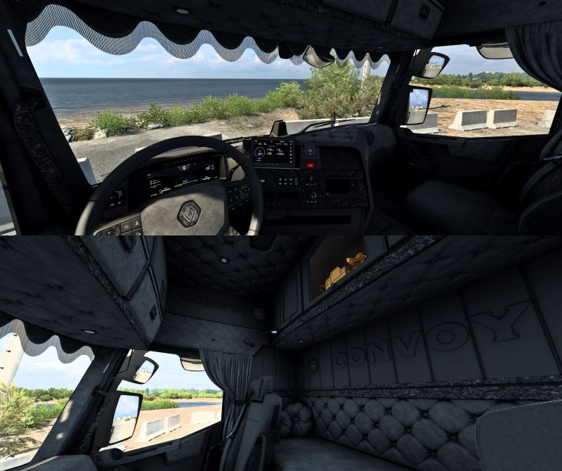 ETS2 Add-On Convoy Interior Renault Range T Evo
