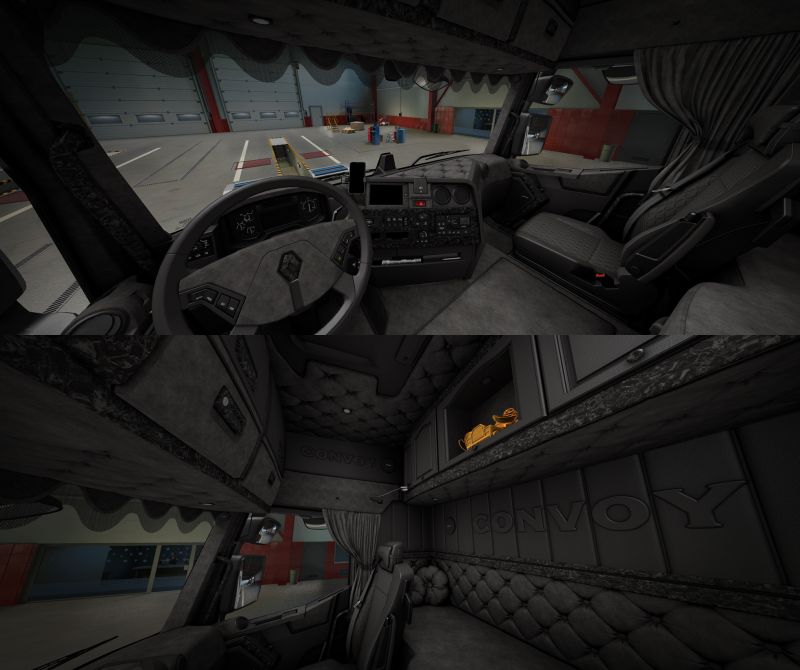 ETS2 Add-On Convoy Interior Renault Range T Evo