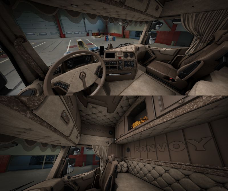 ETS2 Add-On Convoy Interior Renault Range T Evo