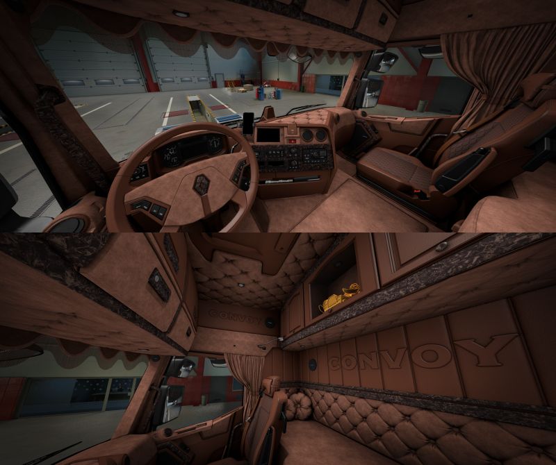 ETS2 Add-On Convoy Interior Renault Range T Evo