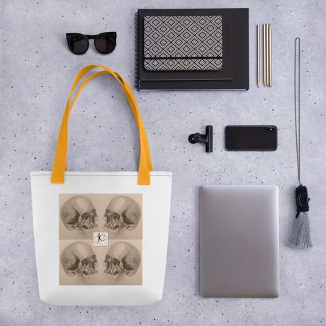 Edgy Skull Tote Bag: Bold Style for the Fearless