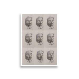 The Moroccan Farmer Portrait Print.