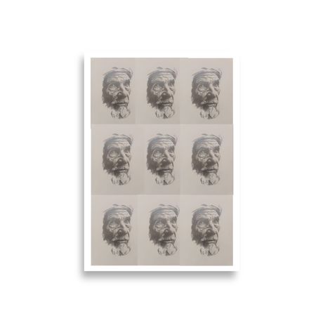 The Moroccan Farmer Portrait Print.
