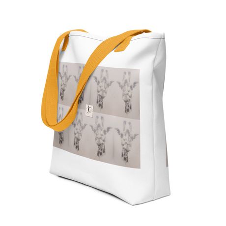 Genteel Giraffe Tote Bag: Elegance in Every Step
