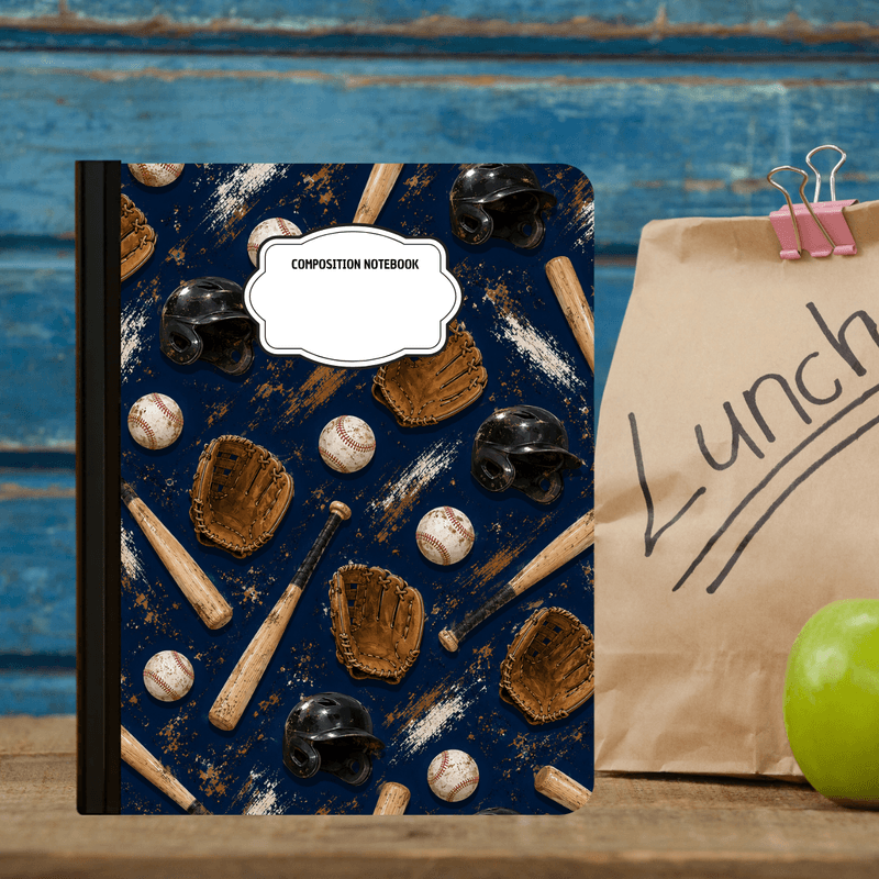 Composition Notebook - Baseball