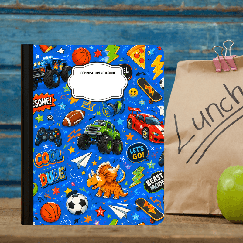 Composition Notebook - Cool Dude