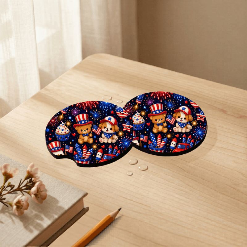 Car Coasters - Fireworks