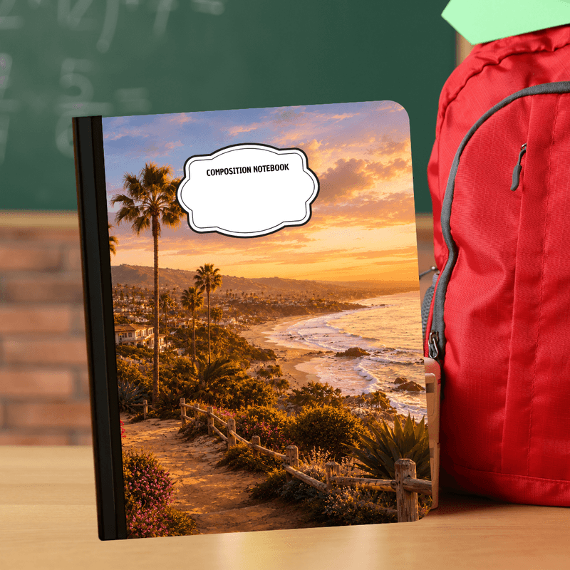 Composition Notebook - Cali Sunset