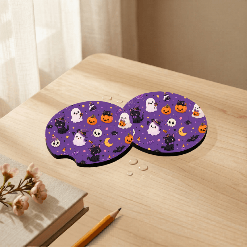 Car Coasters - Spooky