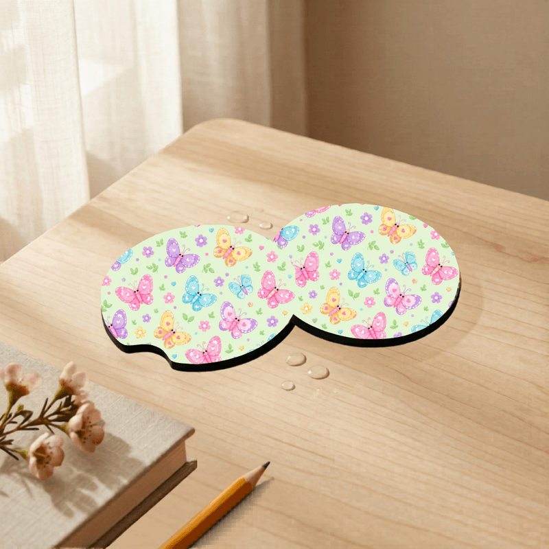 Car Coasters - Butterflies