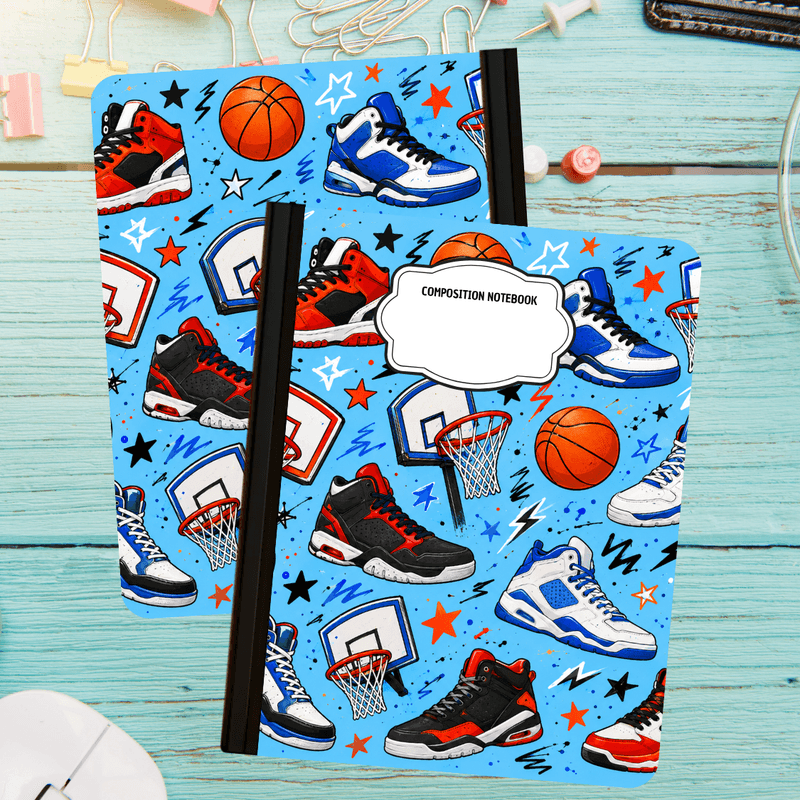 Composition Notebook - Hoops