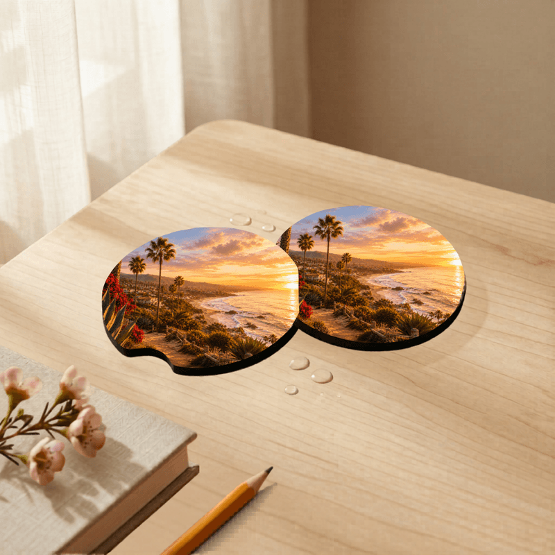 Car Coasters - Cali Sunset