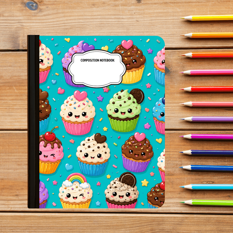 Composition Notebook - Cupcake