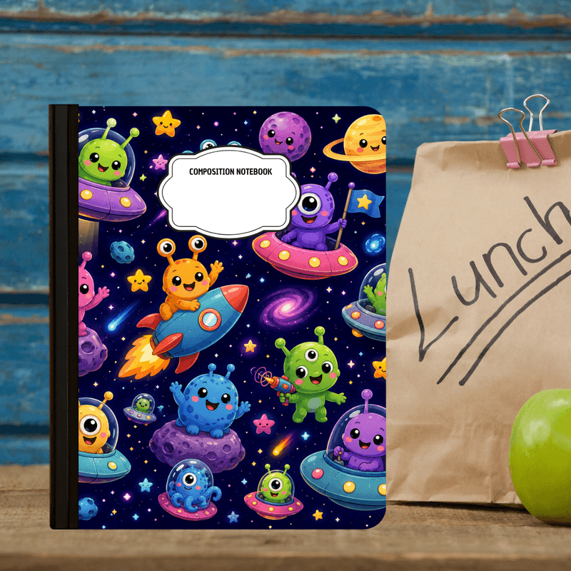 Composition Notebook - Aliens