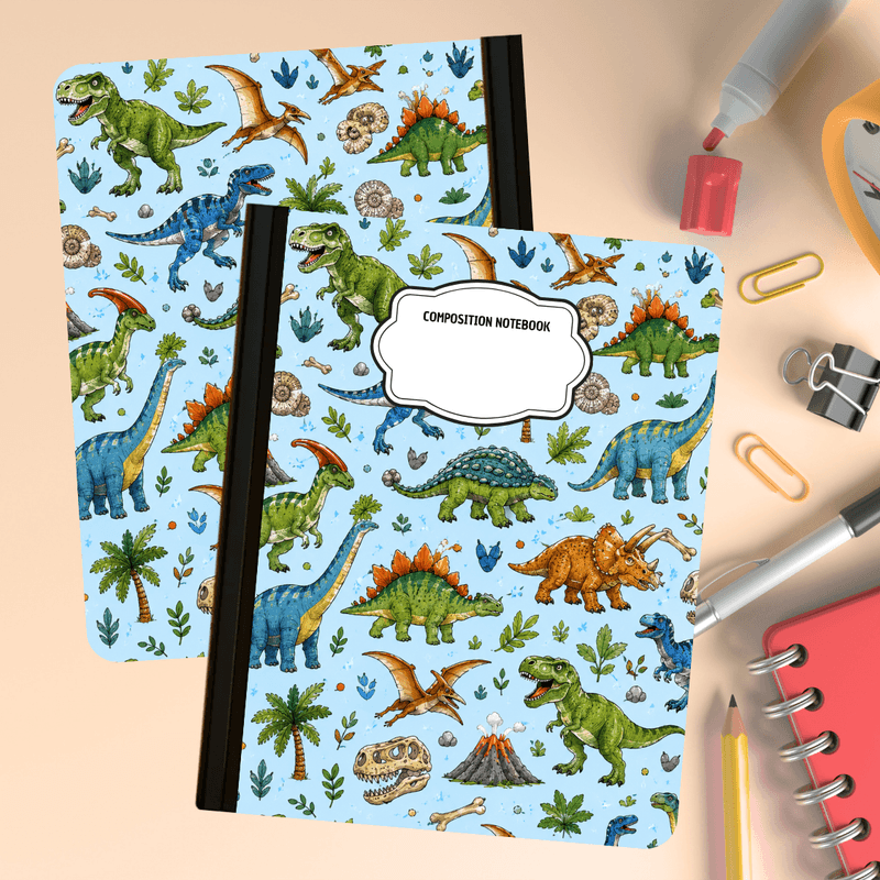 Composition Notebook - Prehistoric
