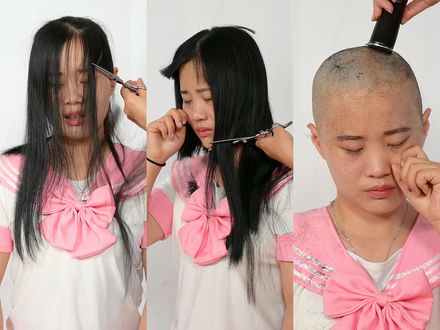 Miss Sheng Forced Bald Shave