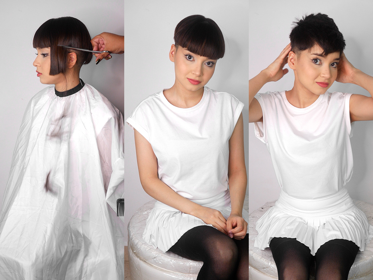 Yaniva Haircut - Bowlcut and Pixie (Part 1 + 2 + 3)