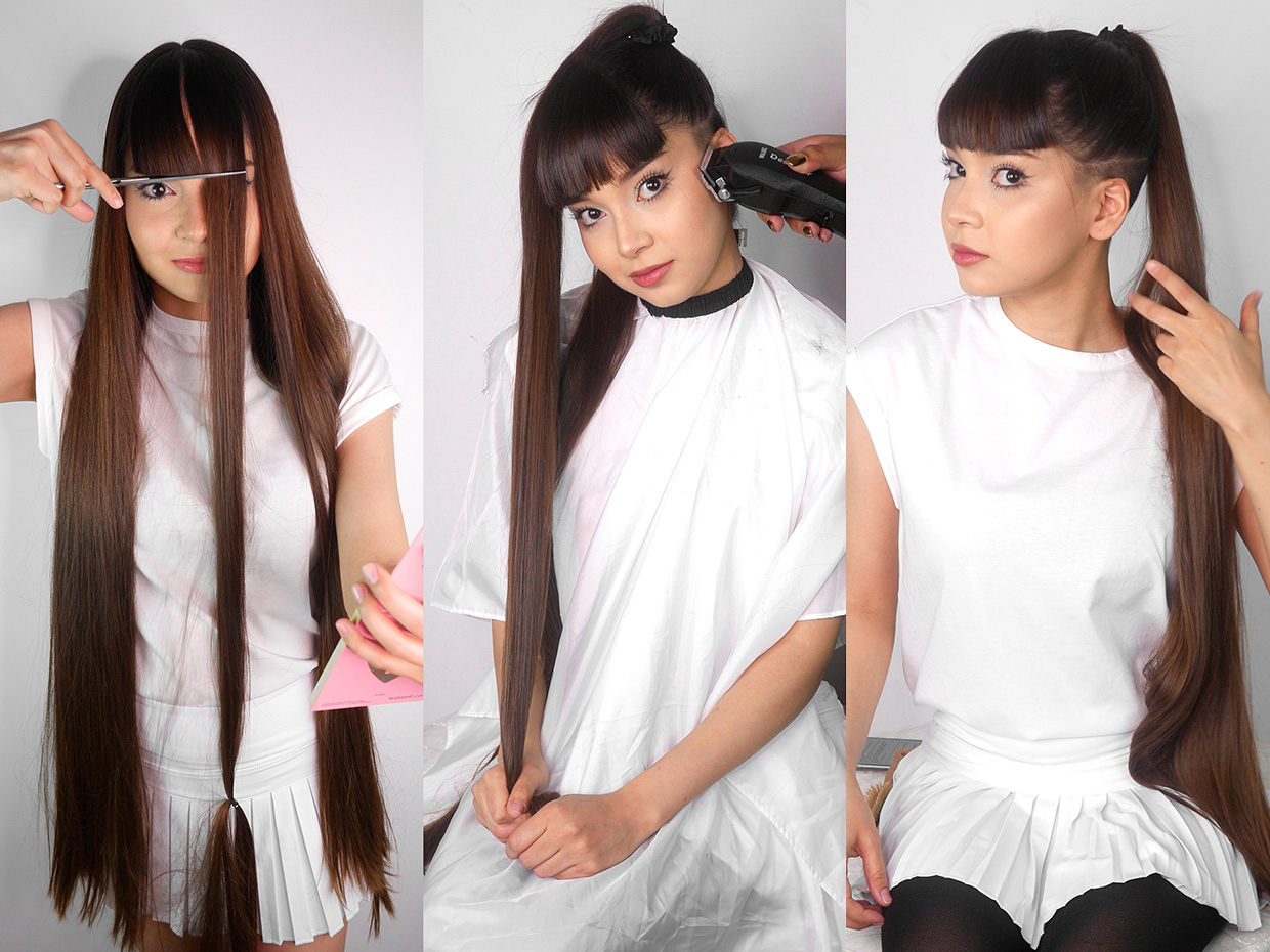 Yaniva Haircut - Bangs and Nape Buzz (Part 1)