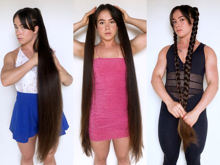 Stefany Hair Play 1